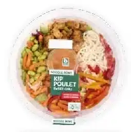 Colruyt Noodle Bowl Kip Sweet Chili, wortelen en edamame 320 g aanbieding