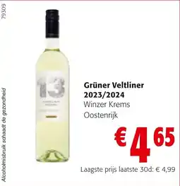 Colruyt Grüner Veltliner 2023/2024 aanbieding