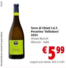 Colruyt Terre di Chieti I.G.T. Pecorino 'Vellodoro' 2024 aanbieding