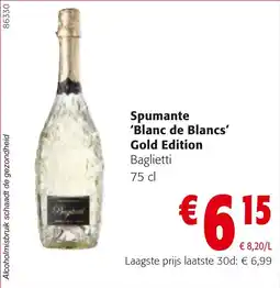 Colruyt Spumante 'Blanc de Blancs' Gold Edition aanbieding
