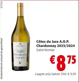Colruyt Côtes du Jura A.O.P. Chardonnay 2023/2024 aanbieding