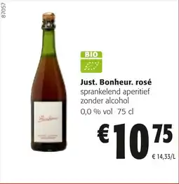 Colruyt Just Bonheur rosé aanbieding