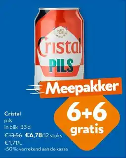 OKay Cristal pils in blick 33 cl aanbieding