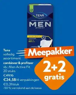 OKay Tena Men Active Fit 20 stucks aanbieding