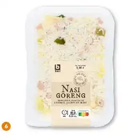 OKay Boni Selection nasi goreng met groenten, ham en ei 450 g aanbieding