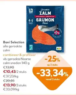 OKay gerookte Noorse zalm sneden 140 g aanbieding