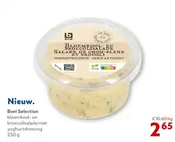 OKay Boni Selection bloemkool- en broccolisalade met yoghurtdressing 250 g aanbieding