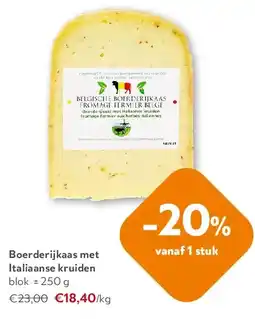 OKay Boerderijkaas met Italiaanse kruiden aanbieding