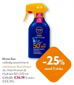 OKay Nivea Sun Kids Protect & Hydrate 50+ 270 ml aanbieding