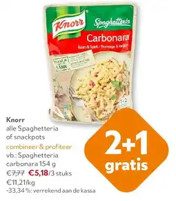 OKay Knorr Spaghetteria carbonara 154 g aanbieding