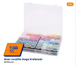 Action Avec rocaille mega kralenset 48 kleuren aanbieding