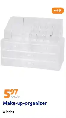 Action Make-ud-oraanizer aanbieding