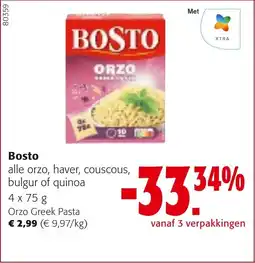 Colruyt Bosto Orzo Greek Pasta aanbieding