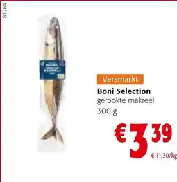 Colruyt Boni Selection gerookte makreel aanbieding