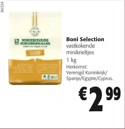 Colruyt Boni Selection vastkokende minikrieltjes aanbieding