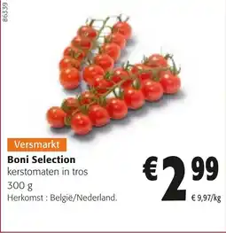 Colruyt Boni Selection kerstomaten in tros aanbieding