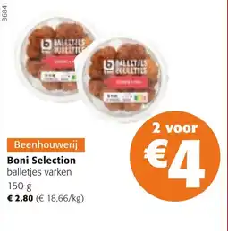 Colruyt Boni Selection balletjes varken aanbieding