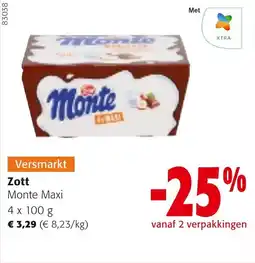 Colruyt Zott Monte Maxi aanbieding