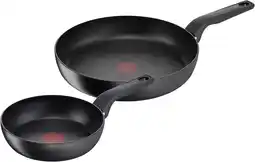 Coolblue Tefal Hard Titanium Pro Set de Poêles à Frire 24 + 28 cm aanbieding