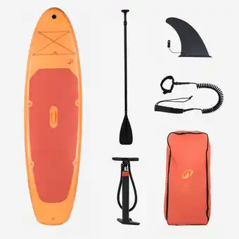 Decathlon Pack opblaasbaar SUP board 10'6 limited edition (< 130 kg) 100 oranje aanbieding