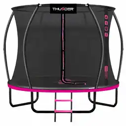 Decathlon Trampoline voor kinderen voor in de tuin THUNDER INSIDE ULTRA 6FT 183CM roze aanbieding