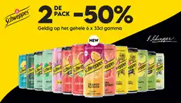 Prik en Tik Schweppes aanbieding