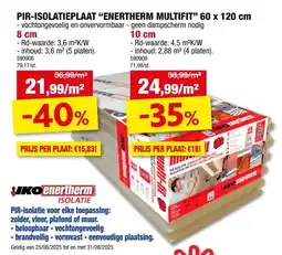Hubo Iko Enertherm Multi-Fit isolatieplaat 120x60x10 cm R4,5 2,88m² aanbieding