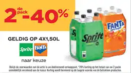 Prik en Tik Sprite en FANTA aanbieding