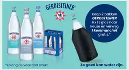 Prik en Tik Gerolsteiner aanbieding
