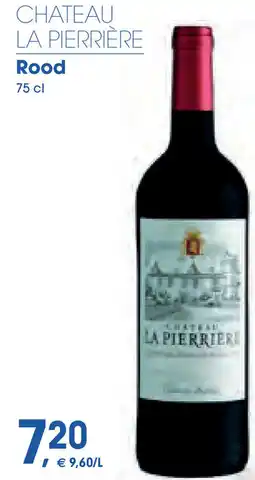 Prik en Tik Chateau La Pierrière Rood aanbieding