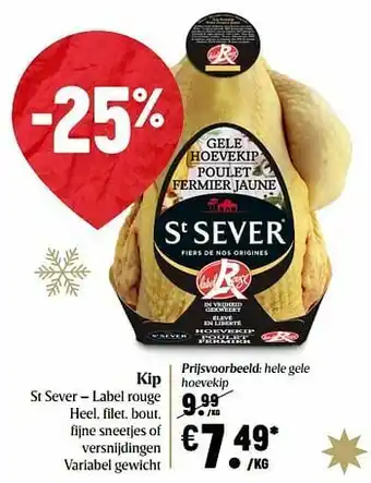 Delhaize Hele gele hoevekip aanbieding