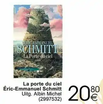 Cora La porte du ciel éric-emmanuel schmitt aanbieding