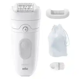 Krëfel Braun Silk·épil 5, Epilator Voor Eenvoudige Ontharing, Langdurig Gladde Huid, 5-011, Wit/grijs aanbieding