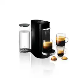 Krëfel Koffiemachine Nespresso Vertuo Plus Deluxe 11399B, Zwart aanbieding