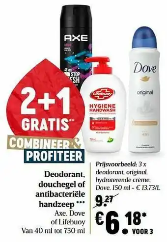 Deodorant original hydraterende crème dove