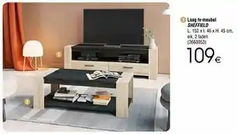 Laag tv-meubel sheffield