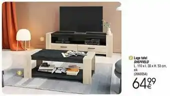 Cora Lage tafel sheffield aanbieding