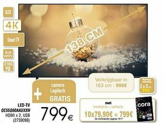Cora Samsung led-tv qe55q60aauxxn aanbieding