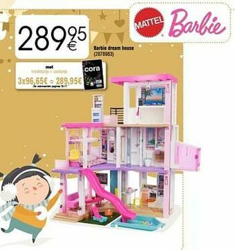 Cora Barbie dream house aanbieding