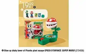 Cora Blow up shaky tower of piranha plant escape epoch d’enfance super mario aanbieding
