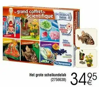 Cora Het grote scheikundelab aanbieding