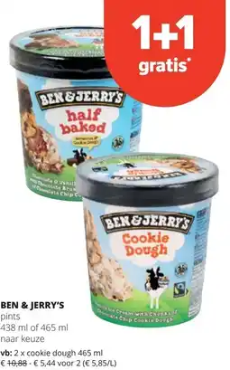 Spar BEN & JERRY'S aanbieding