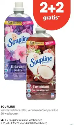 Spar SOUPLINE aanbieding
