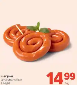 Spar merguez aanbieding