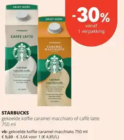 Spar STARBUCKS aanbieding