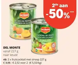 Spar DEL MONTE vanaf 227 g aanbieding