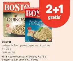 Spar BOSTO builtjes bulgur aanbieding