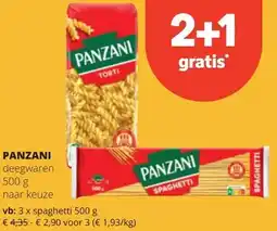 Spar spaghetti 500 g aanbieding