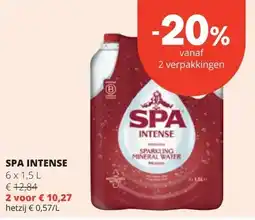 Spar SPA INTENSE aanbieding