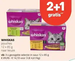 Spar Sousnou WHISKAS aanbieding